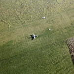 Zabawka na wytartym dywanie ? Nie ! Samolot na dobrze zadbanym  lotnisku - Łososina Dln. 2014 r